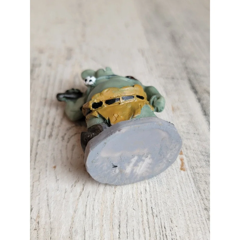 Halloween village goblin troll club monster accessory unique home decor skull